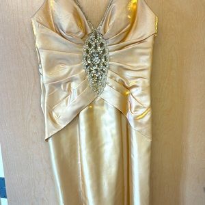 Gold dress